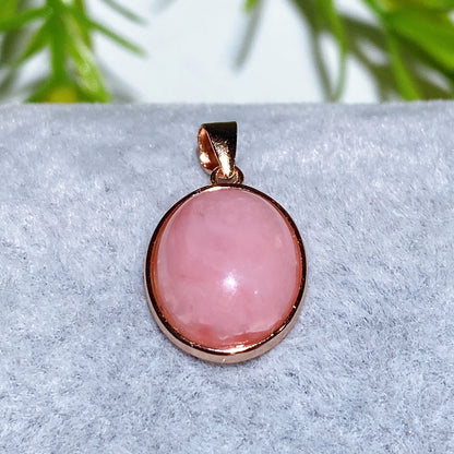 Sterling Silver Clear Quartz Pendant With Healing Crystal Gems