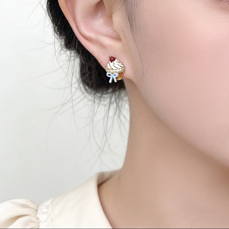 Strawberry Cupcake Earrings