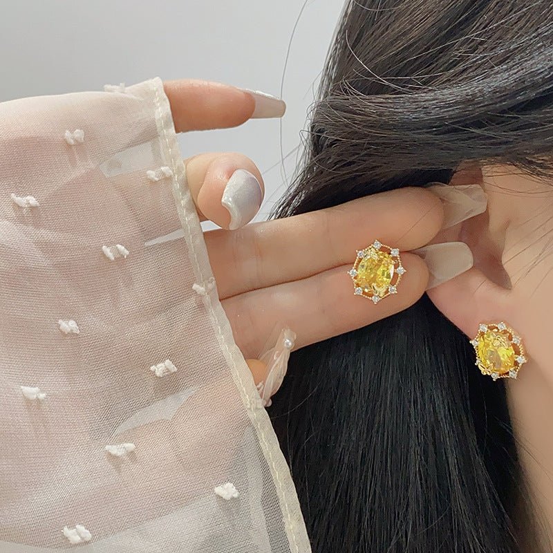 Sunshine Butterfly Stud Earrings