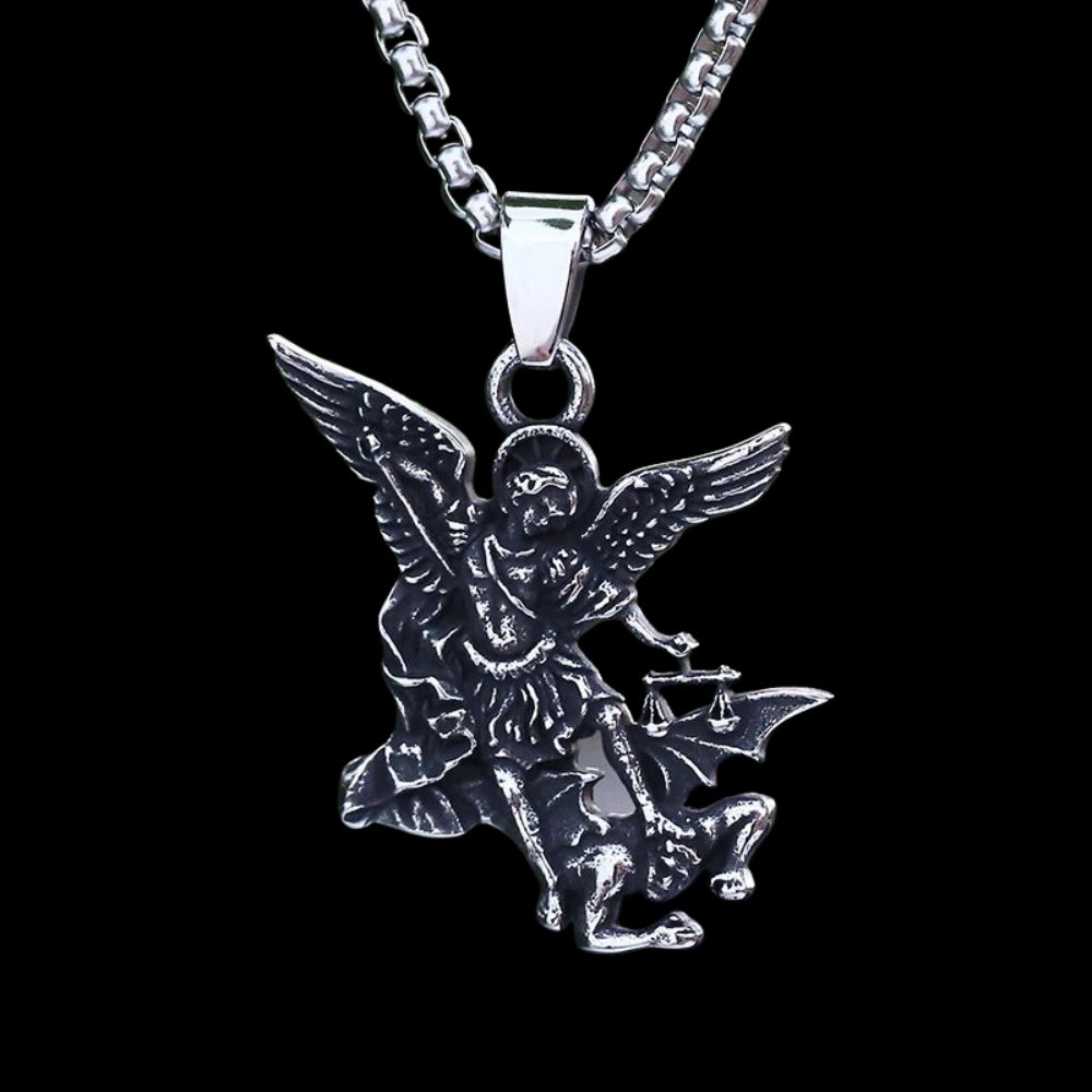 The Battle of Good Versus Evil St. Michael Pendant