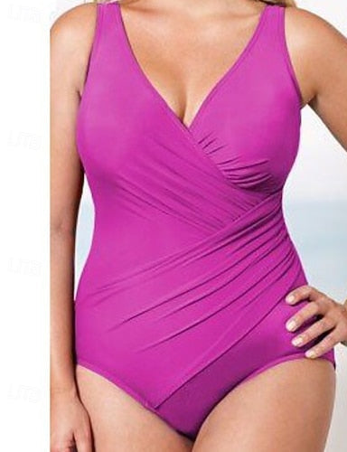 Standard One Pieces Rash Guards Bathing Suit Swimsuits Colored Open Back Uv Protection Elastic Sleeveless Swimwear Bodysuit Surfing Diving Swimming Summer