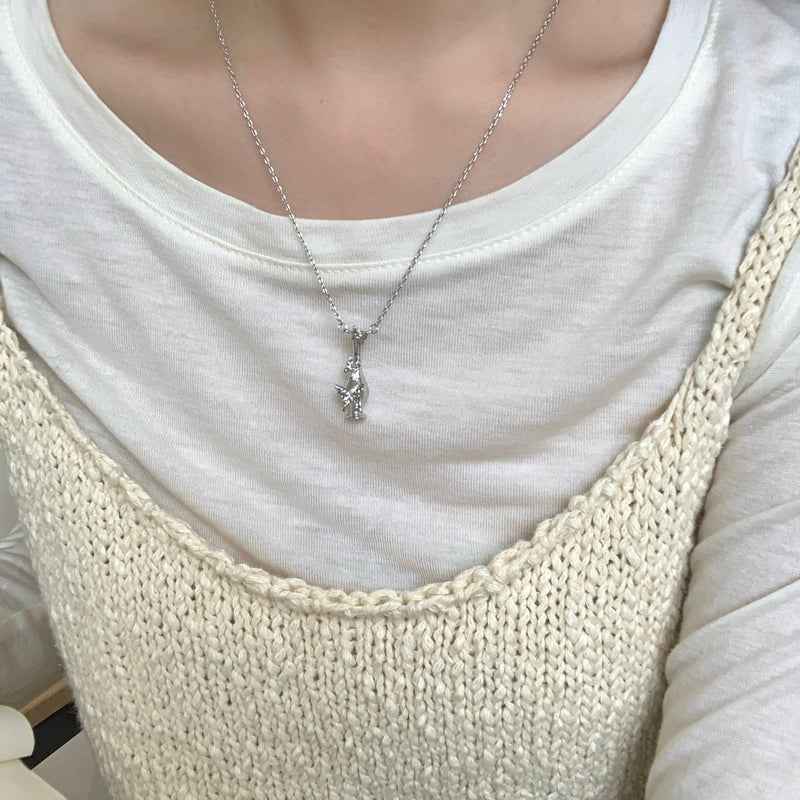 Vase of Butterfly Necklace