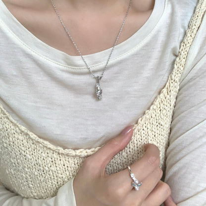Vase of Butterfly Necklace