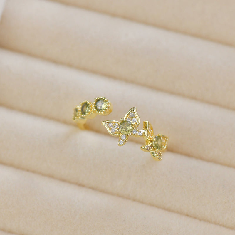 Verdant Flutter Ring