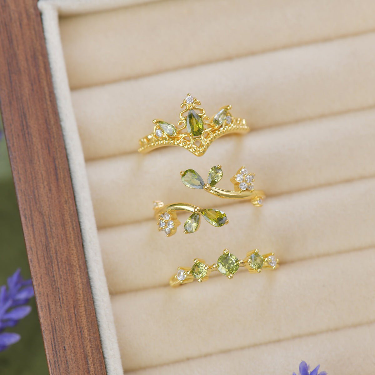 Verdant Crown Ring