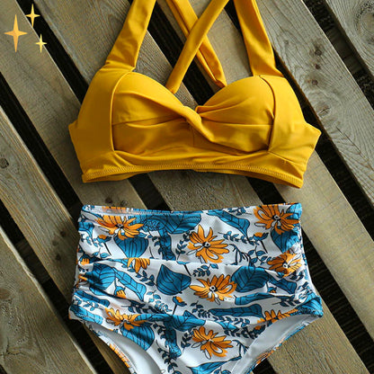 Leonor® | Vienna Bikini Set With High Waisted Bottom and High Bust to Fit All Shapes and Sizes