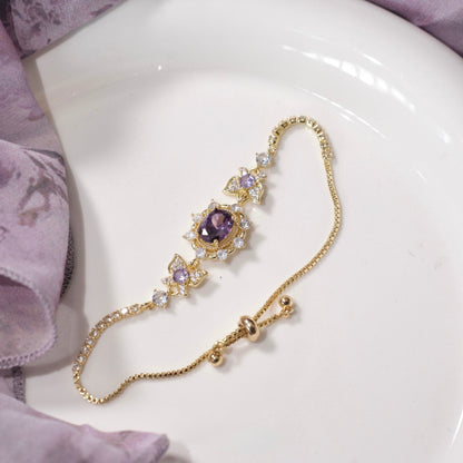 Violet Flutter Bracelet