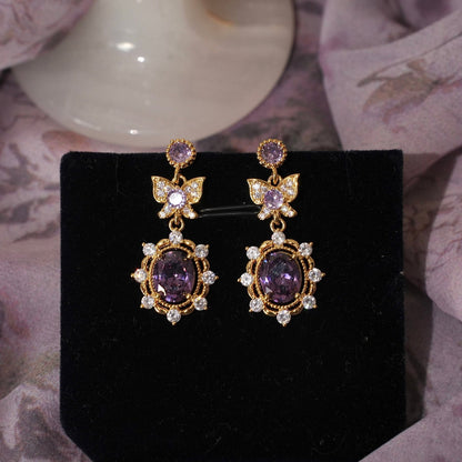 Violet Flutter Earrings