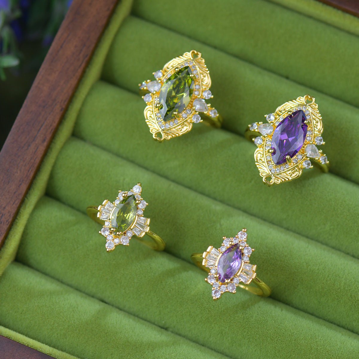 Violet Heirloom Ring