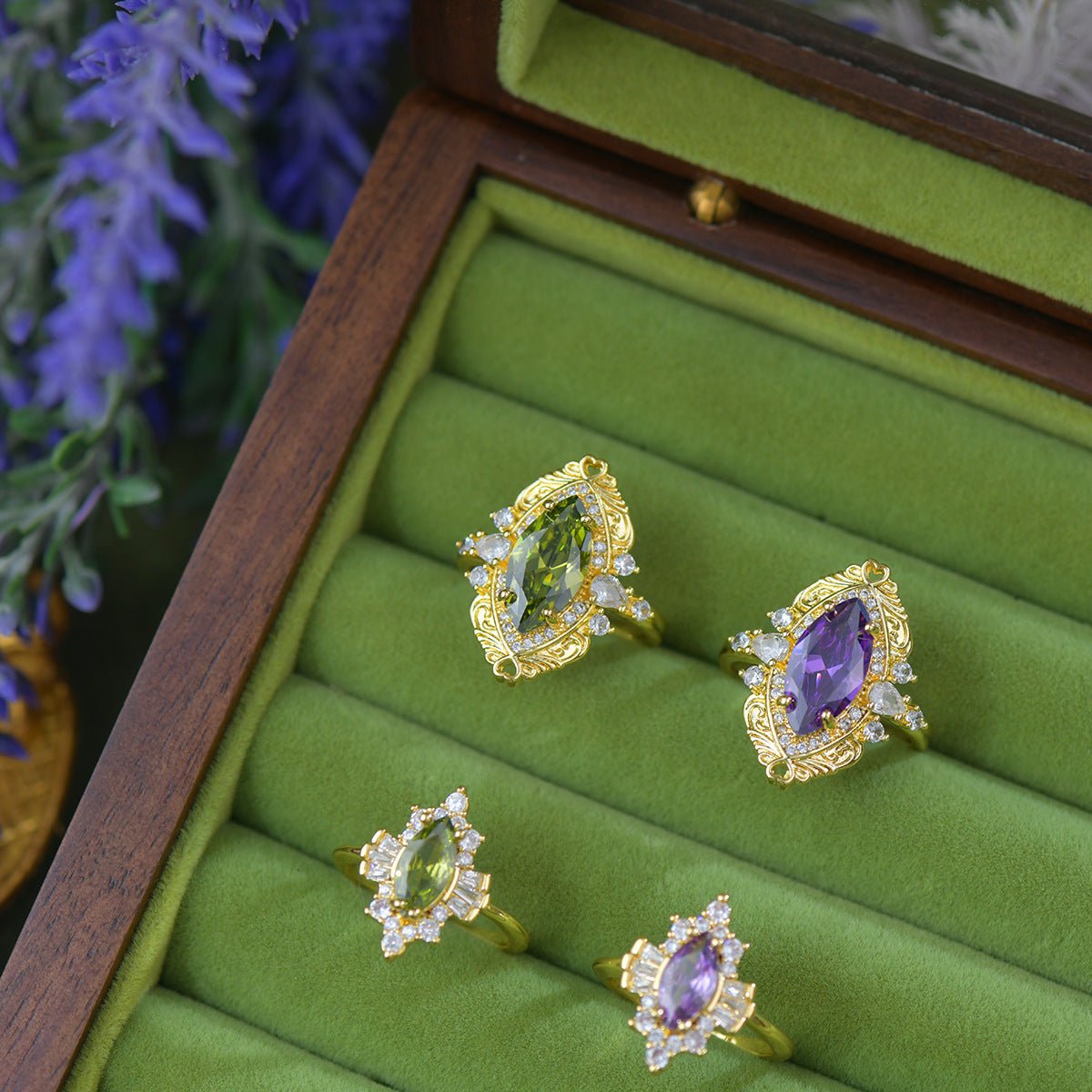 Violet Heirloom Ring