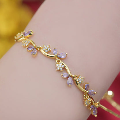 Violet Ivy Bracelet