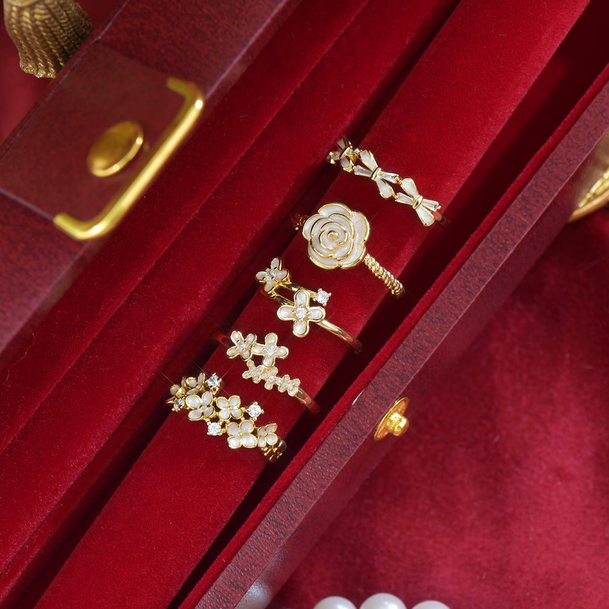 White Jasmine Ring