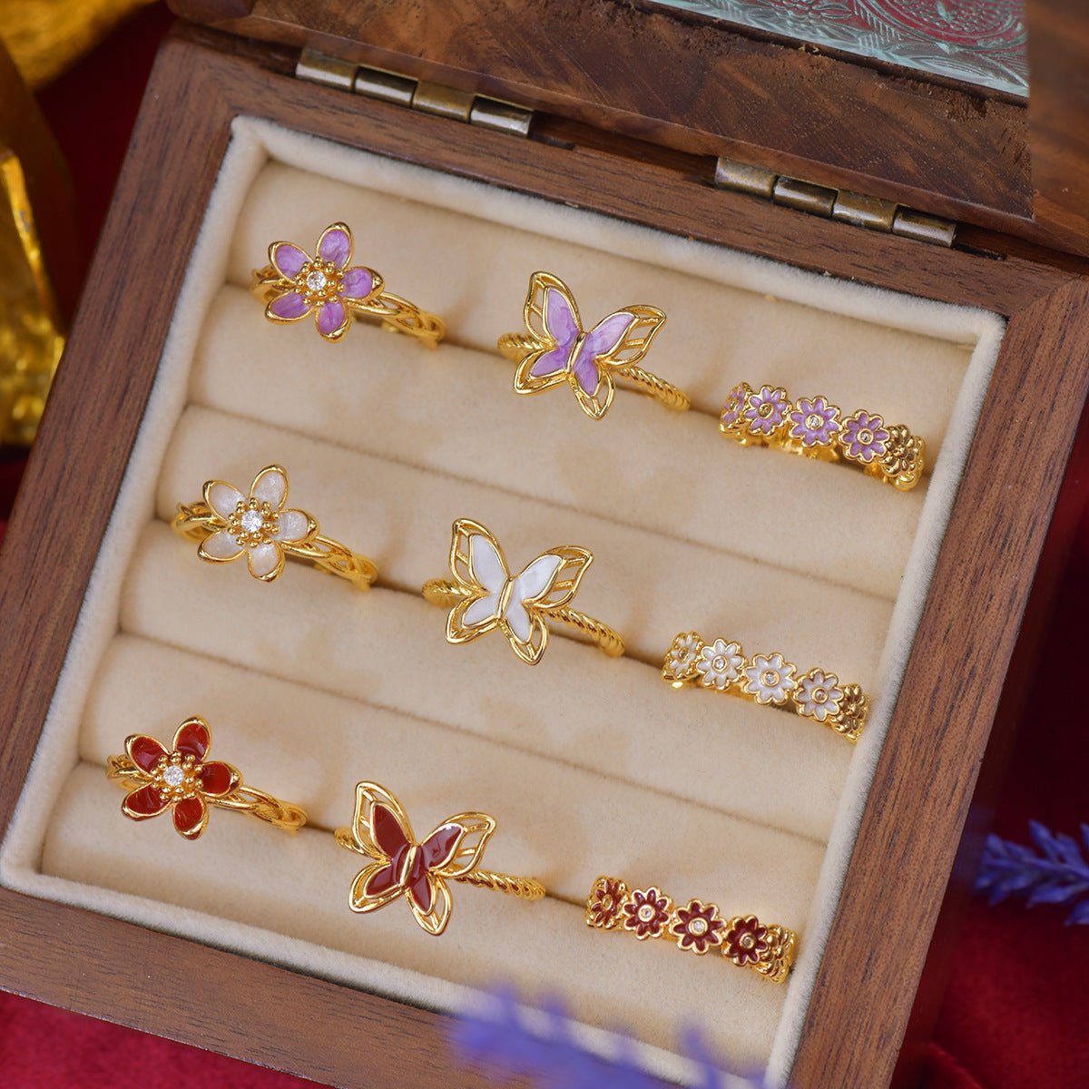 White Primrose Ring