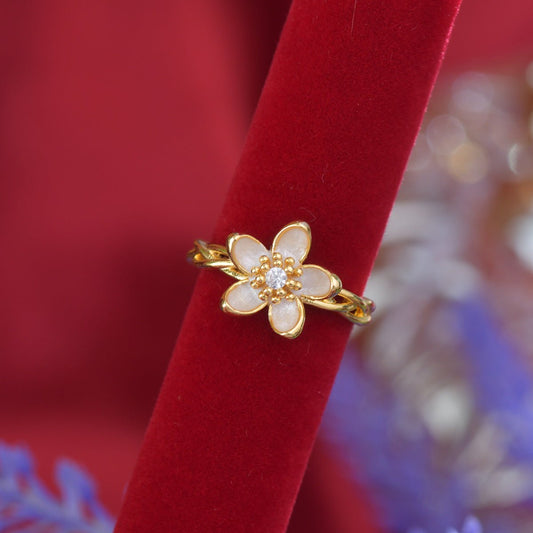 White Primrose Ring