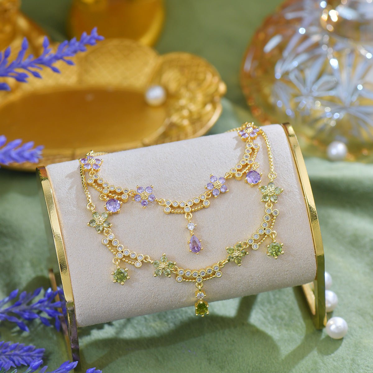 Wildflower Serenade Bracelet in Green