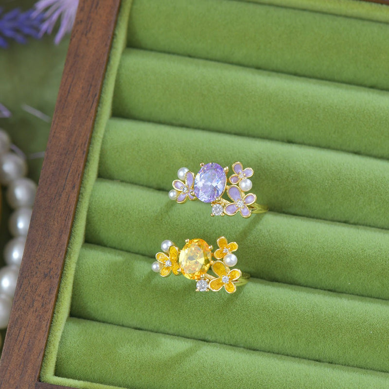 Wisteria Amethyst Ring