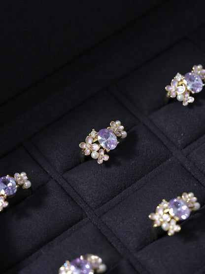 Wisteria Amethyst Ring