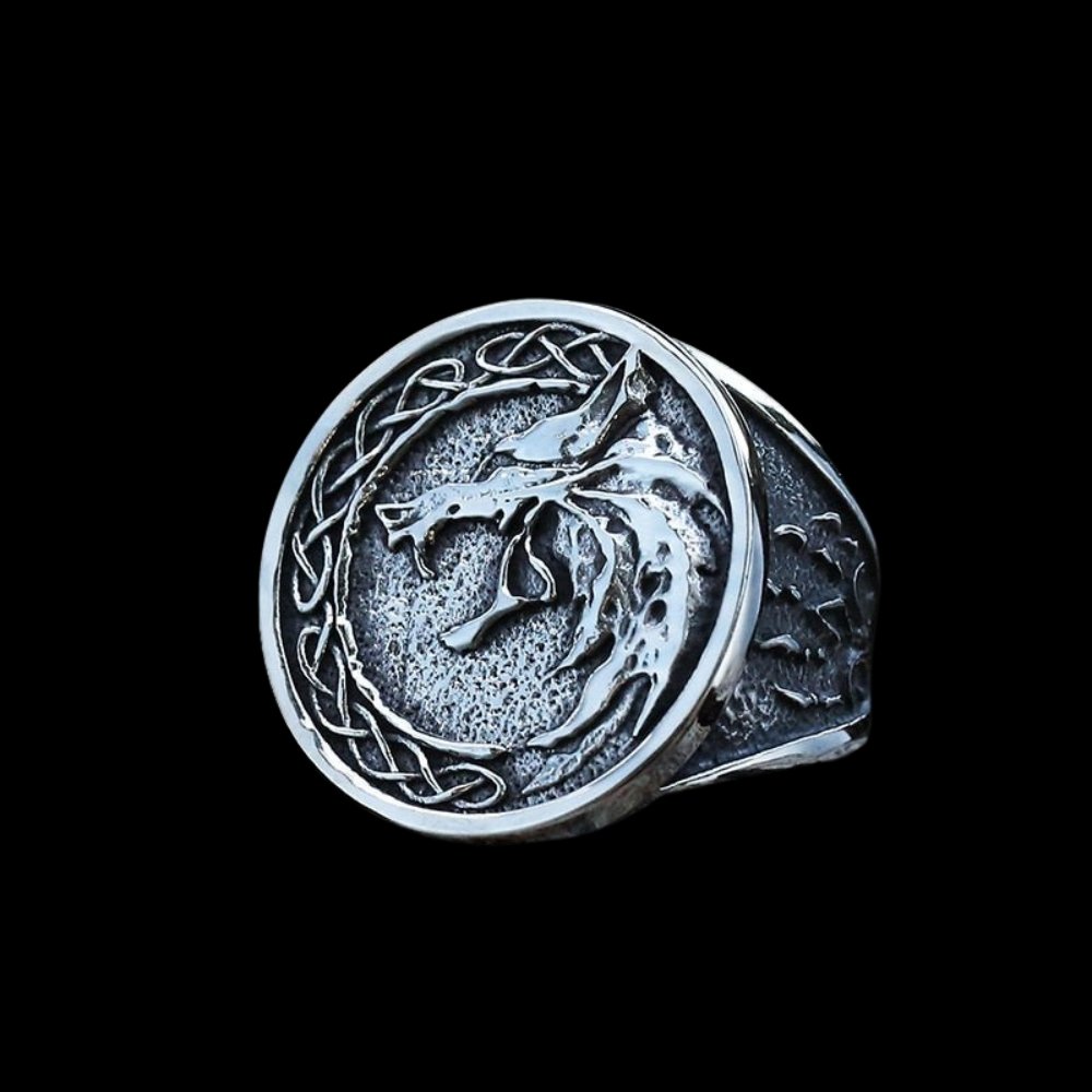 Witcher Wolf Viking Ring