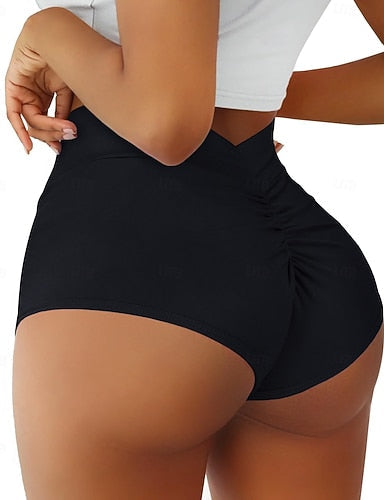 Stretchy Boxer Shorts Swimsuit Stretchy Boxer Shorts Shorts High Waist Vacation Beach Wear Color Sleeveless Bathing Suits