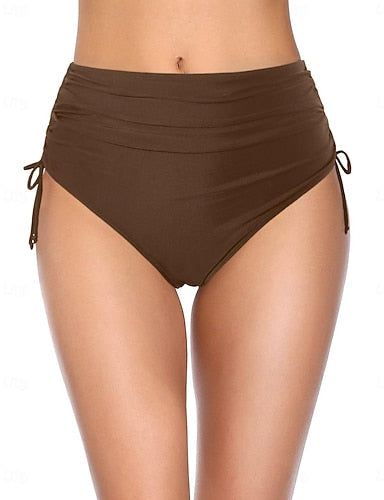 Swimwear Bikini Bottom Swimsuit Vacation Sleeveless Bathing Suits